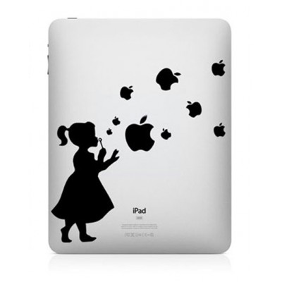 Bellenblaas iPad Sticker